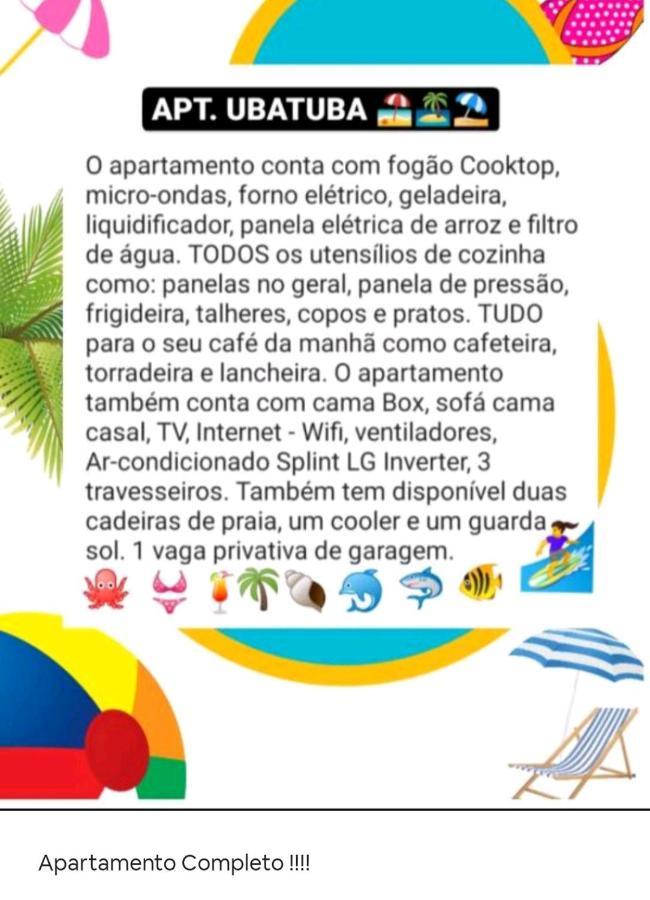 Apartamento Ubatuba - Praia Grande - 200M Da Praia Exterior photo